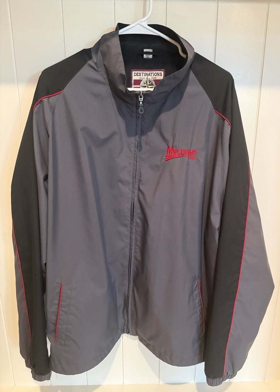 American Identity Destinations Mycogen Seeds Embroidered Full-Zip Windbreaker